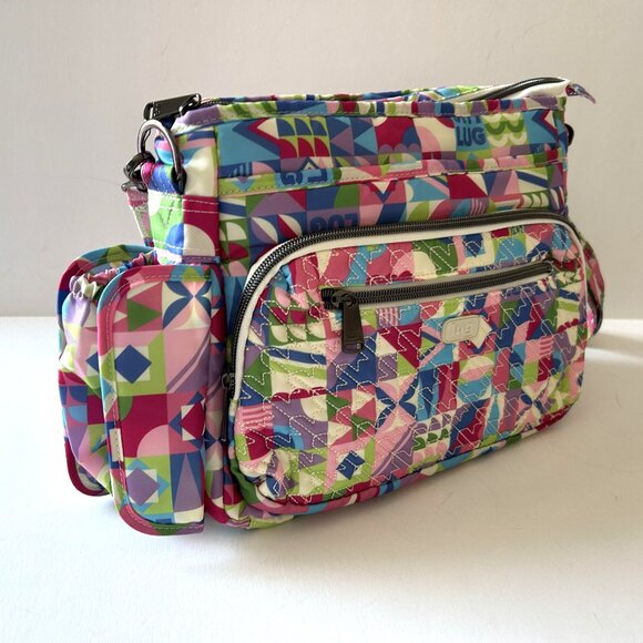 Lug Shimmy SE Crossbody Bag Small World Multi Disney Print NWOT - Picture 3 of 9